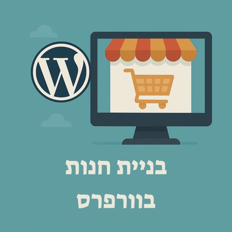 בניית חנות בוורדפרס